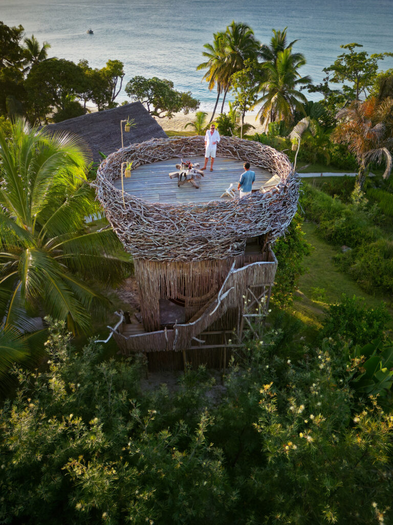Bird's Nest, unforgettable private dining with panoramic views at Voaara Madagascar